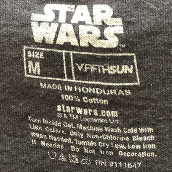 Lucas Film Lic Star Wars Black Tee Stormtrooper On Snowboard Graphic Print Sz M - Picture 8 of 8